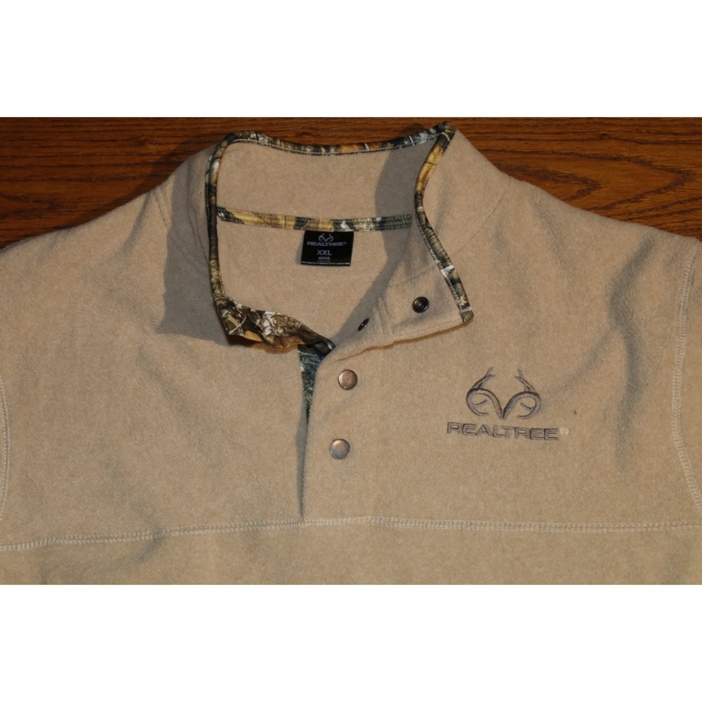 Realtree Fleece Pullover Mens Size XXL - Picture 2 of 4